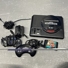 Vintage SEGA Genesis Console 1601 w 2 Controller & 1 Game Cords Tested Bundle picture