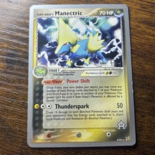 Team Aqua's Manectric 4/95 Team Magma vs Team Aqua Holo picture