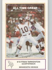 1983 Pillsbury Burger King Minnesota Vikings Police - Fran Tarkenton #17 HOF  picture