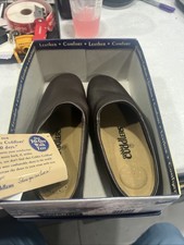 Cobbie Cuddler Comfort Slip on Shoes Womens Size 7 Brown  Leather Clog Nurse picture