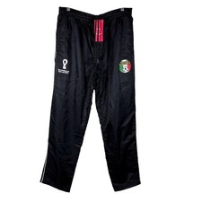 NWT FIFA World Cup Track Pants Mens L Black Qatar 2022 Mexico Soccer Football picture