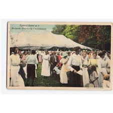 Vintage 1914 Redpath-Brockway Chautauqua Postcard Commercial Colortype Chicago picture