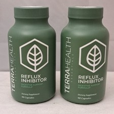 Terra Health Essentials Reflux Inhibitor 180 caps ~ ~ NEW SEALED ~ ~ Exp 5/2028 picture