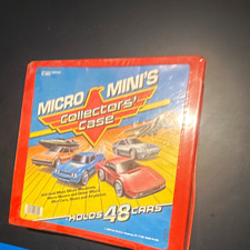Micro Machines Micro Mini's Collector's Case 48-Car Carry Case 1:144 Red picture