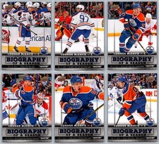 Set of 6: 2015-16 Upper Deck Biography of a Season Series 2 Connor McDavid Lot picture