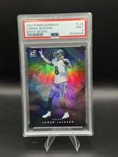 2021 Lamar Jackson Donruss Night Moves Case Hit PSA 9 LOW POP Baltimore Ravens picture