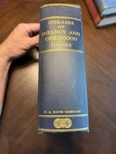 1908 Diseases of Infancy and Childhood Louis Fischer Antique Medical Book 2nd  picture