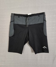 NIKE Trail Lava Loops Half Tights Shorts Medium Mens Black Gray Running picture