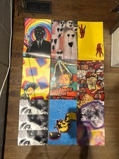 Signed Limited Edition 1/5 Mixed Media Art Print Set Surreal Horror Pop Art (9pc picture