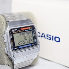 [Complete/Good] VTG 1998 CASIO DATA BANK 80 DB-810 Qz Digital Watch New Battery picture