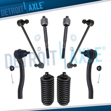 8pc Front Inner Outer Tie Rod Ends Stabilizer Sway Bars for 2007-2013 Acura MDX picture