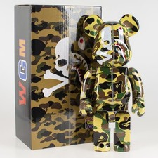 400% Bearbrick Bathing Ape BAPE PLAY Camouflage Shark Action Figure Deco Art Toy picture