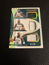 2023-24 Panini Immaculate Antetokounmpo Lillard Middleton Patch #ITM-MIL /99 picture