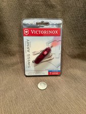 Victorinox Swiss Army Knife; SIGNATURE LITE model Translucent RED  58mm picture