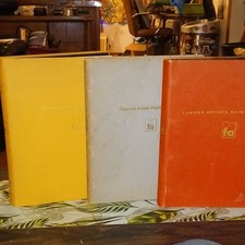 Famous Artists Painting Hardcover Illustrated Art Instruction Book 1954 Vintage picture
