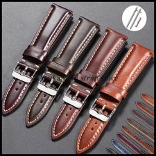 18mm 19mm 20mm 21mm 22mm universel Vintage huile cire cuir bracelets de montre m picture