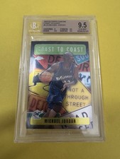 2002-03 Topps Chrome Coast to Coast Michael Jordan Wizards CC8 BGS 9.5 picture