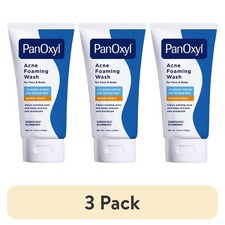 PanOxyl 10% Benzoyl Peroxide Acne Foaming Wash 5.5 oz 3 Pack picture