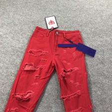 Guapi Diamond Jeans Mens 28 Distressed Ripped Flare Limited Edition Aaron Wilhel picture