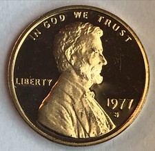1977-S PROOF LINCOLN MEMORIAL CENT (IMPAIRED). picture