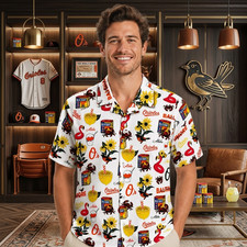 2026 Baltimore Orioles Birdland Hawaiian Shirt picture
