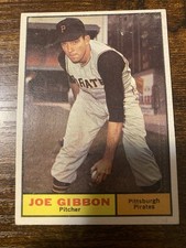 1961 Topps #523 Joe Gibbon (High #) - Pittsburgh Pirates - VGEX picture