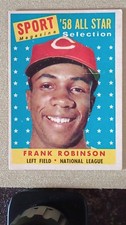 1958 Topps - Sport Magazine '58 All Star Selection Frank Robinson #484 picture