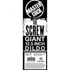 Master Cock The Screw Giant 12.5 inch Dildo picture