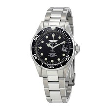 Invicta Pro Diver Black Dial Stainless Steel Men's Watch 17046 picture