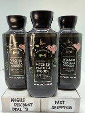 Bath & Body Works 3PCS WICKED VANILA BODY WASH Pro Vitamin B5 + Aloe, 10oz. picture