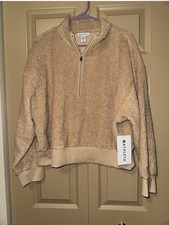 Women’s NWT Athleta In the Clouds 1/2 Zip Sweatshirt - XL picture
