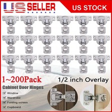 1-200PCS Overlay Soft Close Cabinet Hinges for Kitchen Cabinets Doors Face Frame picture