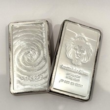 10 oz Stacker® Silver Bar by Scottsdale Mint (Circulated) .999 Silver #A737 picture