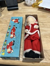 Shackman Sleepy Santa Baby Figurine 1962 Made in Japan with Original Box picture