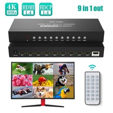 MT-VIKI 9x1 HDMI Multiviewer Switcher Seamless 4K@30Hz 8 Mode IR Remote for PS4 picture