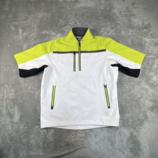 FootJoy DryJoys Tour XP Rain Quarter Zip Men Large Performance Golf Windbreaker picture