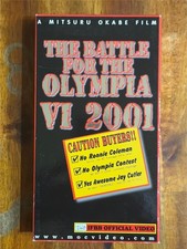 BATTLE FOR THE OLYMPIA VI 2001 bodybuilding VHS muscle contest video RON COLEMAN picture
