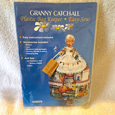 Vintage Fibre Craft Granny Catch-All Plastic Bag Keeper Kit #3059 New NOS 1994 picture