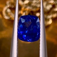 1.38Ct Natural Unheated Rare Royal Blue Sapphire From Ceylon (Sri Lanka) picture