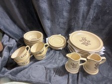 Vintage Pfaltzgraff Village Stoneware Dinnerware Set - 17 Pieces picture