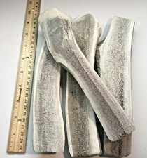 BEST VALUE 2 POUNDS of Seasoned Elk/Deer Split Antler Dog Chews - XL and JUMBO picture