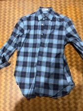 Gitman Bros Men’s Small Kashmyl Plaid Shirt Made in USA Extra Long Staple Cotton picture
