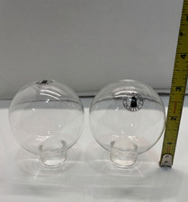 2x Glass Bulbs Globes covers For IKEA 00491687 Grinsbyn Chandelier Lamp Light picture