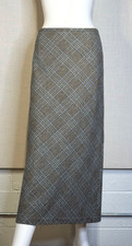 1997 tricot Comme des Garçons PRINCE of WALES Check Long Skirt SIZE M Japan NWOT picture