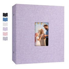 Ruibytree Extra Large Photo Album 4x6 1000 Pockets Purple picture