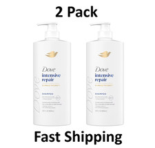 Dove Intensive Repair Shampoo for Damaged Hair with Bio-Protein, 28 Fl Oz 2 Pack picture