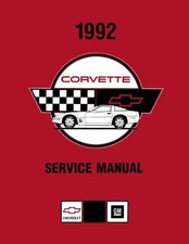 1992 Chevrolet Corvette Factory Shop Service Manual picture