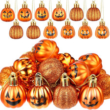 36 Pcs Halloween Hanging Pumpkin Ornaments Mini Deco | Mini Halloween Ball Ornam picture
