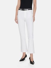 Frame The Reboot Cropped Size 27 White Denim Jeans picture