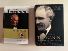 Arturo Toscanini Biography Book Set NBC Years & Musician of Conscience MINT HC picture